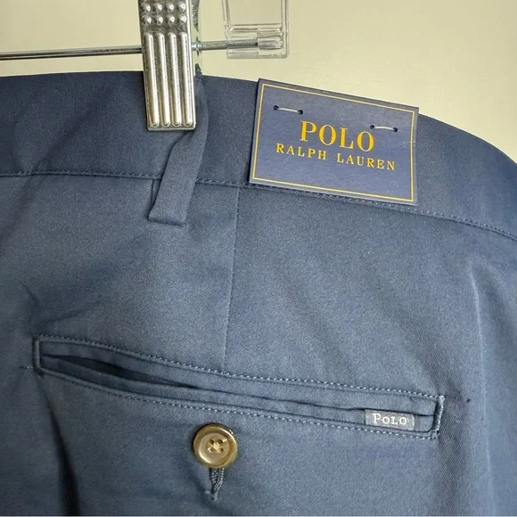 NWT Polo Ralph Lauren Men's US Open Golf Pants Wicking Navy‎ 50B x 32